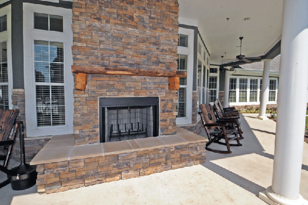 Heritage Park Vista Outdoor Fireplace